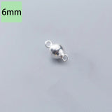 TrustDavis 925 Sterling Silver Sweet Magnet Attracts Ball DIY Necklace Bracelet
