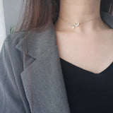 TrustDavis 925 Sterling Silver CZ Pendant Necklace