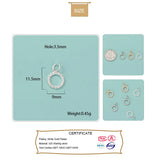 TrustDavis Genuine 925 Sterling Silver CZ Charm Pendant DIY Jewelry HY417