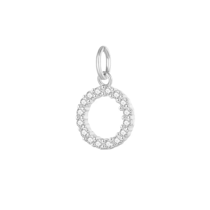 TrustDavis Genuine 925 Sterling Silver CZ Charm Pendant DIY Jewelry HY417