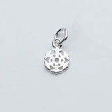 925 Sterling Silver Sweet Snowflake Charm Pendant, DIY Accessories