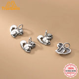 TrustDavis 925 Sterling Silver Squirrel Charm Pendant DIY Jewelry
