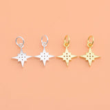 TrustDavis Star CZ Charm Pendant