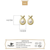 Davis 925 Silver Fish Stud Earrings For Teen Girls DG0157