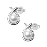 Davis 925 Silver Fish Stud Earrings For Teen Girls DG0157