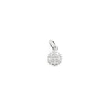 TrustDavis 925 Sterling Silver Winter Snowflake Charm Pendant, DIY