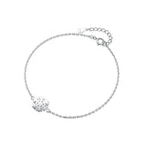Davis 925 Sterling Silver Snowflake Bracelet For Women Girls Christmas Present