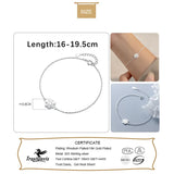 Davis 925 Sterling Silver Snowflake Bracelet For Women Girls Christmas Present