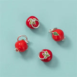 TrustDavis 925 Sterling Silver Fruit Pendant DIY Jewelry HY315