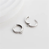 TrustDavis 925 Sterling Silver Geometric Earrings Accessories Fine Women Jewelry