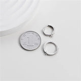 TrustDavis 925 Sterling Silver Geometric Earrings Accessories Fine Women Jewelry
