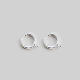 TrustDavis 925 Sterling Silver Geometric Earrings Accessories Fine Women Jewelry