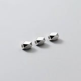 TrustDavis 925 Silver Rectangle Separator Beads Bracelet Necklace Jewelry