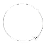 TrustDavis 925 Sterling Silver Hand Circle Bracelet DIY Accessories