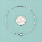 TrustDavis 925 Sterling Silver Hand Circle Bracelet DIY Accessories
