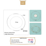 TrustDavis 925 Sterling Silver Hand Circle Bracelet DIY Accessories