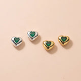 TrustDavis 925 Silver Heart Separator Beads Pendant DIY Necklace Bracelet