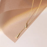Davis 925 Silver Triangle Tassel Necklace For Women, Fine Jewelry Gift