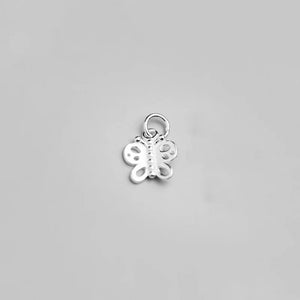 TrustDavis 925 Silver Butterfly Pendant DIY Necklace Bracelet Jewelry HY578