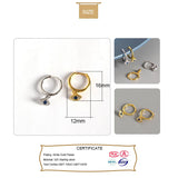 925 Sterling Silver Evil Eyes Stud Earrings