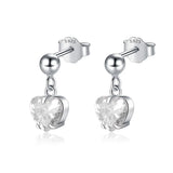 925 Silver Kids Earring Sweet Zircon Stud Earrings
