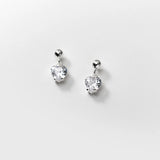 925 Silver Kids Earring Sweet Zircon Stud Earrings