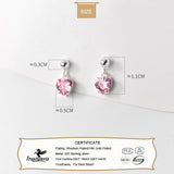 925 Silver Kids Earring Sweet Zircon Stud Earrings