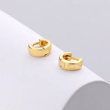 TrustDavis 925 Silver Kids Earrings Mini Hoop Earring For Daughter