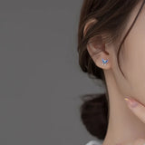 925 Silver Kids Butterfly Stud Earrings for Girls DG0195