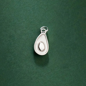 TrustDavis 925 Silver Avocado Pendant Bracelet Necklace Set