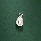 TrustDavis 925 Silver Avocado Pendant Bracelet Necklace Set