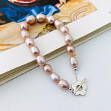 Davis Real 925 Sterling Silver Pearl Bracelet For Women Wedding Party