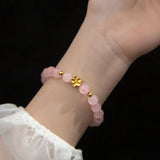 TrustDavis 925 Silver Opal Bracelet Love Pearl Synthesis Wedding Jewelry Gift