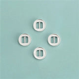 925 Silver Geo Bracelet Buckle DIY Jewelry DZ723