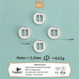 925 Silver Geo Bracelet Buckle DIY Jewelry DZ723