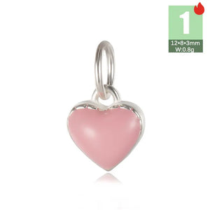 TrustDavis 925 Sterling Silver Heart Necklace Bracelet