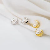 TrustDavis 925 Sterling Silver Moon Pendant DIY Necklace Bracelet Accessories