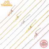 Davis 925 Sterling Silver Necklace Cross Chain for Women