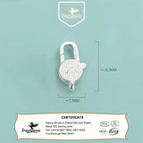 TrustDavis 925 Sterling Silver Necklace Sweet Flower Irregular Pattern DIY