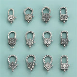 TrustDavis 925 Silver Necklace Smile Irregular Pendant