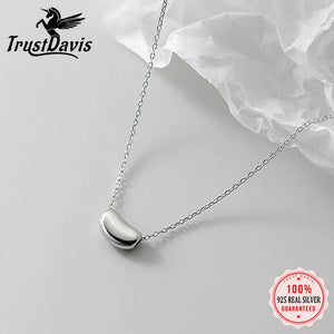 Davis 925 Sterling Silver Clavicle Necklace for Women