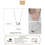Davis 925 Sterling Silver Clavicle Necklace for Women