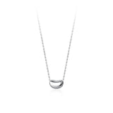 Davis 925 Sterling Silver Clavicle Necklace for Women