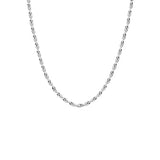 TrustDavis 925 Silver Heart Pendant Necklace for Women Lady Birthday Gift