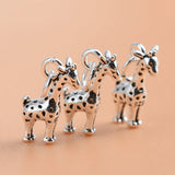 TrustDavis Silver Necklace Pendant Animal DIY Fine Jewelry