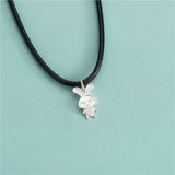 925 Sterling Silver Rabbit Charm Pendant DIY Accessories
