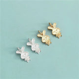 925 Sterling Silver Rabbit Charm Pendant DIY Accessories