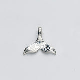 TrustDavis Mermaid Tail Charm Pendant 925 Sterling Silver Necklace