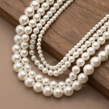 TrustDavis 925 Silver Shell Beads Pendant Necklace for Women Girls