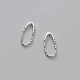 925 Silver Water Drop Charm Stud Earrings Wedding Party Jewelry